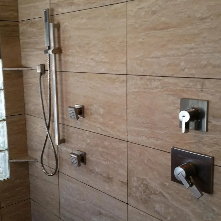 Shower fixture installation for Frozen Pipe Repair in Goddard